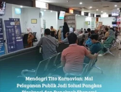 Mendagri Tito Karnavian: Mal Pelayanan Publik Jadi Solusi Pangkas Birokrasi dan Dongkrak Ekonomi Daerah