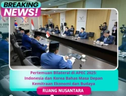 Pertemuan Bilateral di APEC 2025: Indonesia dan Korea Bahas Masa Depan Kemitraan Ekonomi dan Budaya