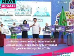Gubernur Herman Deru Buka Festival Literasi Sumsel 2025, Dorong Masyarakat Tingkatkan Budaya Baca-Tulis