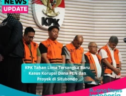 KPK Tahan Lima Tersangka Baru Kasus Korupsi Dana PEN dan Proyek di Situbondo