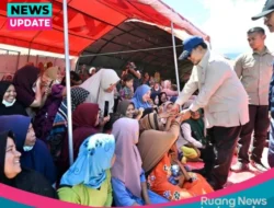Suasana Haru Sambut Presiden Prabowo di Posko Pengungsian Aceh Tenggara