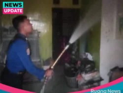 Kebakaran di Perumahan Bahtera Indah Sejahtera, Damkar Berhasil Padamkan Api dengan Cepat