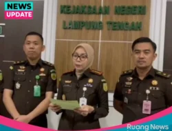 Kejari Lampung Tengah Tahan Tersangka Korupsi Proyek Taman Hutan Kota APBD 2020