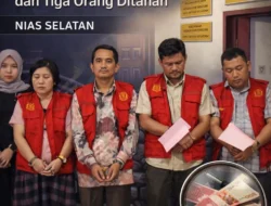 Rp1,4 Miliar Dana BOS Diduga Dikorupsi, Kepsek SMKN 1 Teluk Dalam dan Tiga Orang Ditahan
