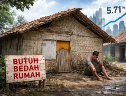 Rumah Reyot di Bawah Grafik Melesat: Ketika Pertumbuhan 5,71 Persen Tak Menyentuh Dinding Bambu