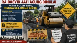 Perbaikan Jalan RA Basyid Jati Agung Segera Dimulai: Aspal Boleh Baru, Pengawasan Jangan Luntur