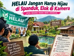 DESA HELAU Jangan Hanya Hijau di Spanduk, Elok di Kamera