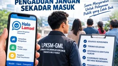 LPKSM-GML sebagai NGO Perlindungan Konsumen: Halo Lamsel Harus Terukur, Pengaduan Jangan Sekadar Masuk