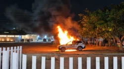 Asap Penuhi Kabin, Daihatsu Terios Mendadak Terbakar di Way Halim
